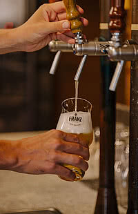 Franz Bier im Genussdorf Gmachl in Bergheim