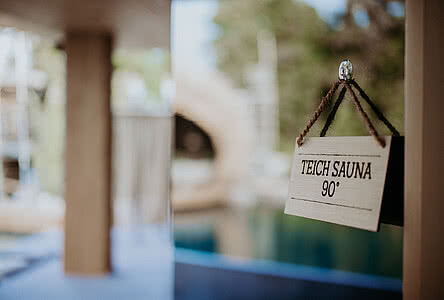 Schild im Hang Spa im Wellnesshotel Gmachl in Bergheim bei Salzburg